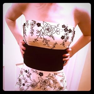 White House black market tea length dress